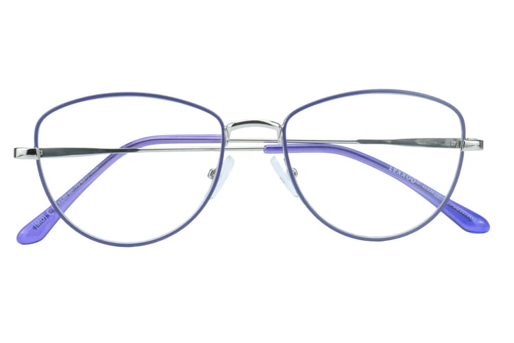 Lesebrille Lexxoo 4153B lila geschlossen Lesebrille Lexxoo 4153B lila geschlossen