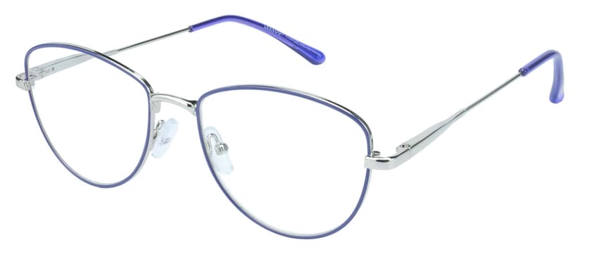 Lesebrille Lexxoo 4153B lila seitlich Lesebrille Lexxoo 4153B lila seitlich