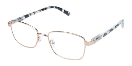 Lesebrille Lexxoo 4191 rosegold seitlich Lesebrille Lexxoo 4191 rosegold seitlich