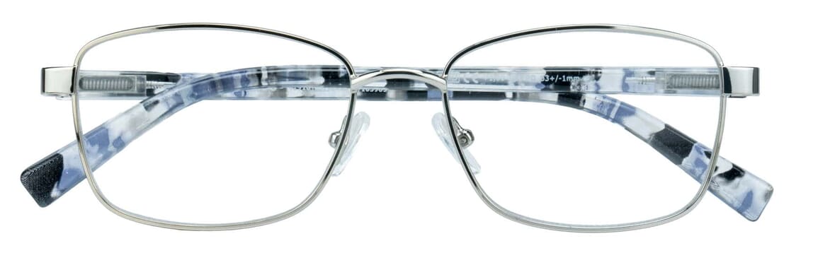 Lesebrille Lexxoo 4191 silber geschlossen Lesebrille Lexxoo 4191 silber geschlossen