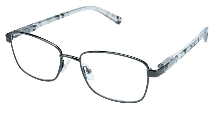 Lesebrille Lexxoo 4191 anthrazit seitlich Lesebrille Lexxoo 4191 anthrazit seitlich