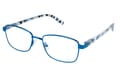 Reading glasses LEXXOO 4191 blue sideways LeXXOO 4191 blue side reading glasses
