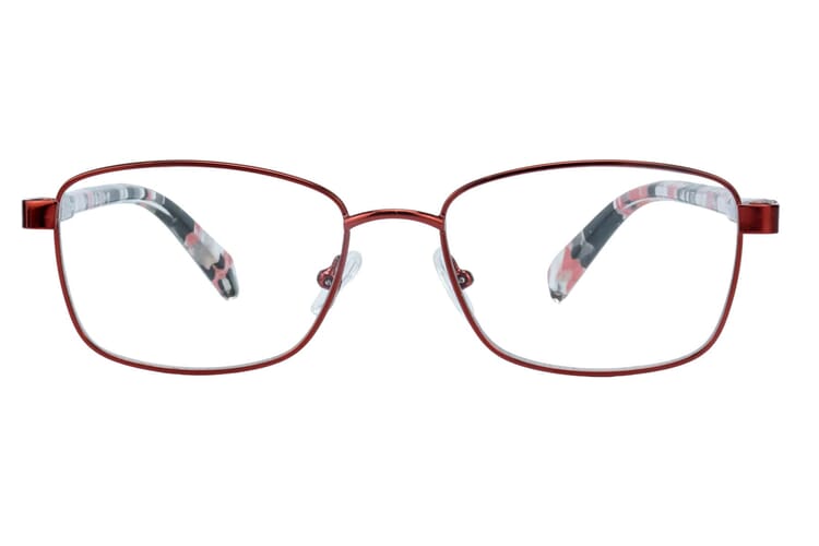 Lesebrille Lexxoo 4191 rot frontal Lesebrille Lexxoo 4191 rot frontal