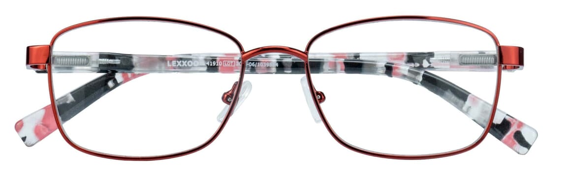 Lesebrille Lexxoo 4191 rot geschlossen Lesebrille Lexxoo 4191 rot geschlossen