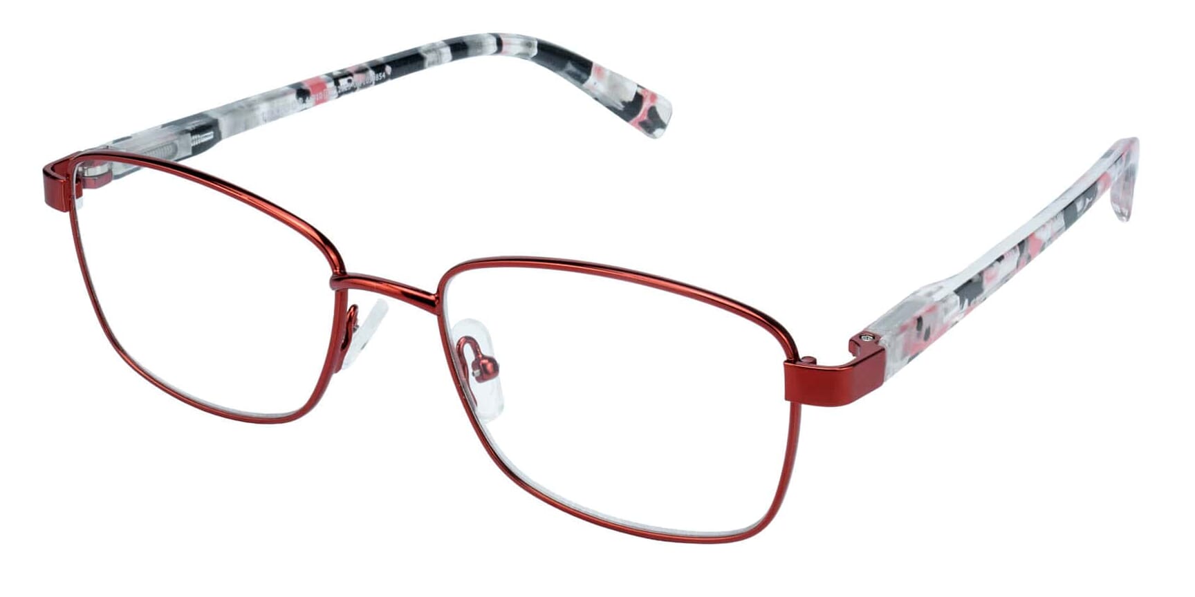 Lesebrille Lexxoo 4191 rot seitlich