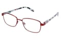 Reading glasses LEXXOO 4191 red sideways Reading glasses LEXXOO 4191 red sideways