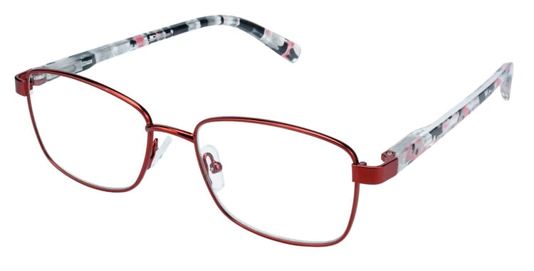 Lesebrille Lexxoo 4191 rot seitlich Lesebrille Lexxoo 4191 rot seitlich