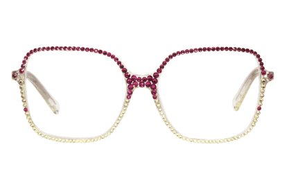 BRI-LILY-STRASS-WEISS-PINK_frontal Lesebrille mit Strasssteinchen Lily