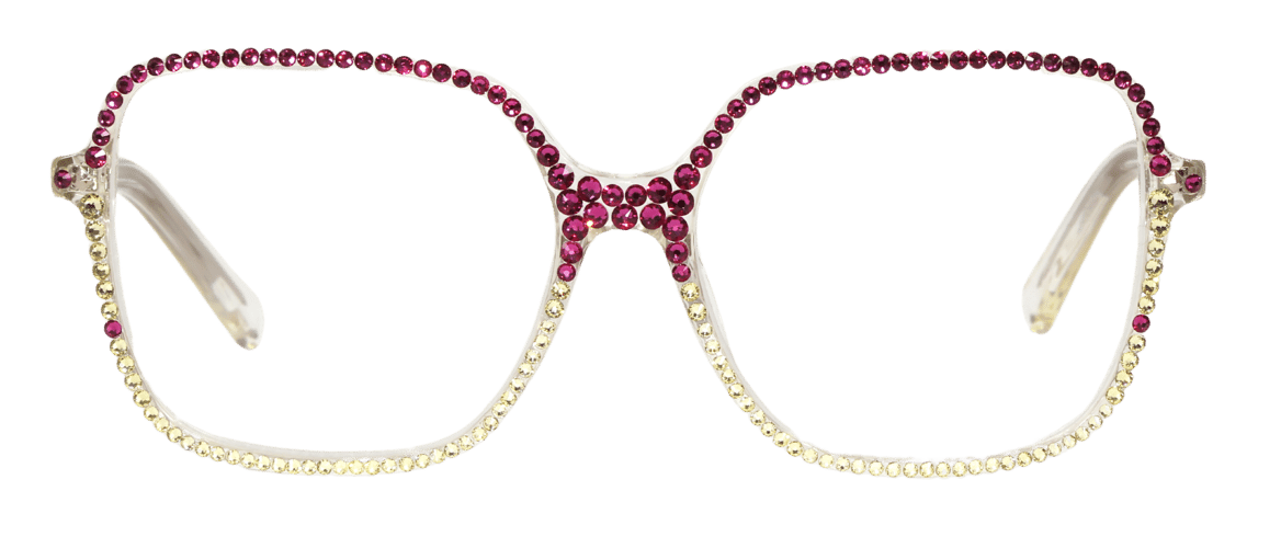 BRI-LILY-STRASS-WEISS-PINK_frontal Lily, strass-weiß-pink