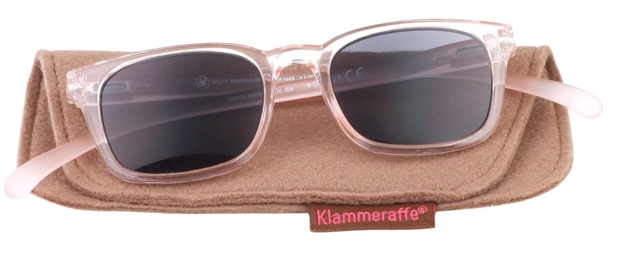 klammeraffe_sonnenlesebrille_11_pearl_rose_mit_etui No. 11 Pearl Rose