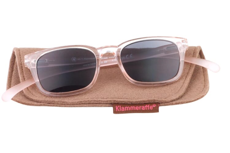 klammeraffe_sonnenlesebrille_11_pearl_rose_mit_etui No. 11 Pearl Rose