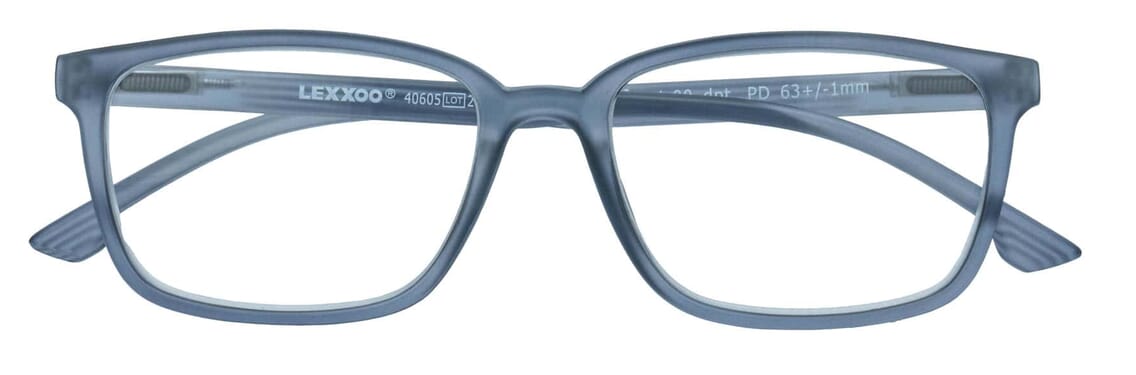 Lesebrille Lexxoo 4060B dunkelgrau geschlossen Lesebrille Lexxoo 4060B dunkelgrau geschlossen