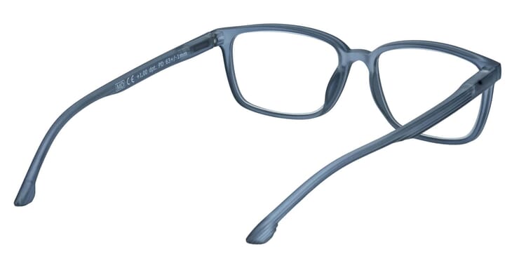 Lesebrille Lexxoo 4060B dunkelgrau innen Lesebrille Lexxoo 4060B dunkelgrau innen