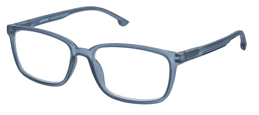 Lesebrille Lexxoo 4060B dunkelgrau seitlich Lesebrille Lexxoo 4060B dunkelgrau seitlich
