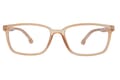 Lesebrille Lexxoo 4060B hellbraun frontal Lesebrille Lexxoo 4060B hellbraun frontal