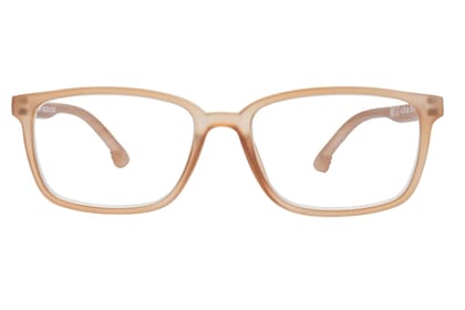 Lesebrille Lexxoo 4060B hellbraun frontal Lesebrille Lexxoo 4060B hellbraun frontal