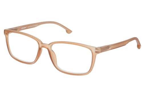 Reading glasses LEXXOO 4060B light brown lateral