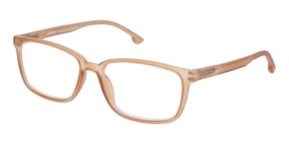 Reading glasses LEXXOO 4060B light brown lateral Reading glasses LEXXOO 4060B light brown lateral