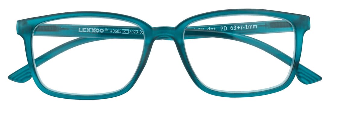 Lesebrille Lexxoo 4060B petrol geschlossen Lesebrille Lexxoo 4060B petrol geschlossen
