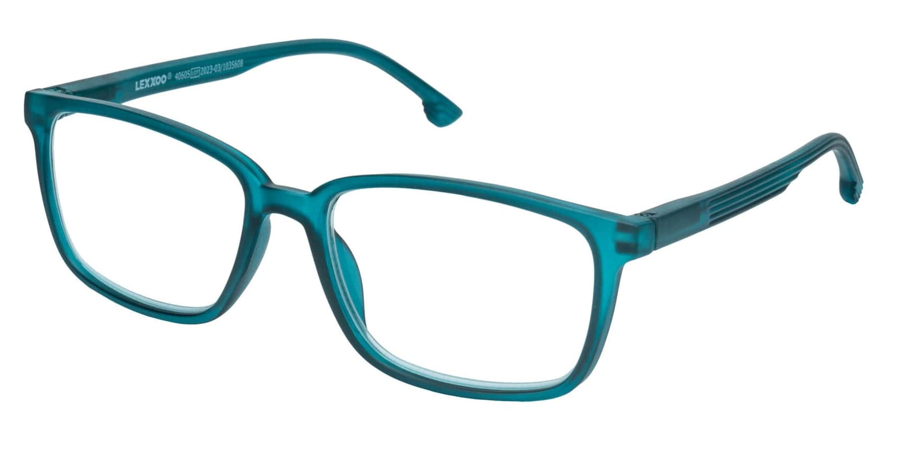 Lesebrille Lexxoo 4060B petrol seitlich
