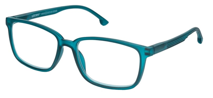 Lesebrille Lexxoo 4060B petrol seitlich Lesebrille Lexxoo 4060B petrol seitlich