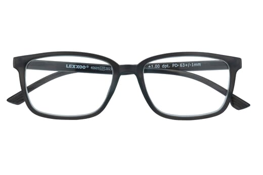 Lesebrille Lexxoo 4060B schwarz geschlossen
