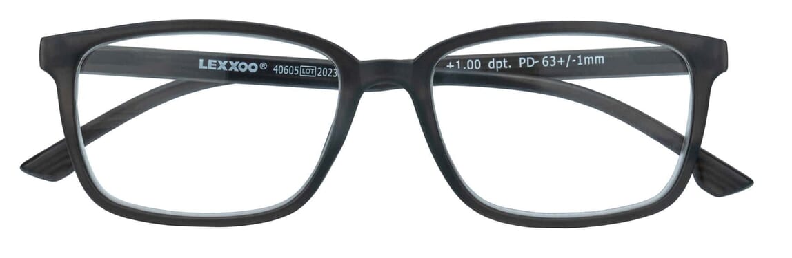 Lesebrille Lexxoo 4060B schwarz geschlossen Lesebrille Lexxoo 4060B schwarz geschlossen