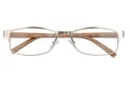 Lesebrille Lexxoo 4121B gold geschlossen Lesebrille Lexxoo 4121B gold geschlossen