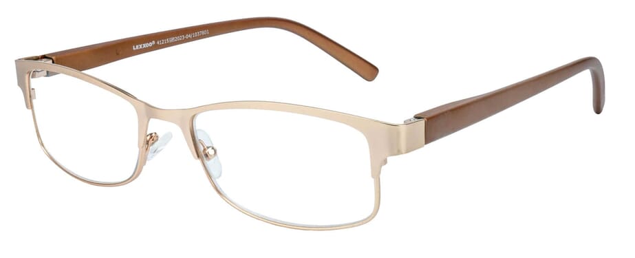 Lesebrille Lexxoo 4121B gold seitlich Lesebrille Lexxoo 4121B gold seitlich
