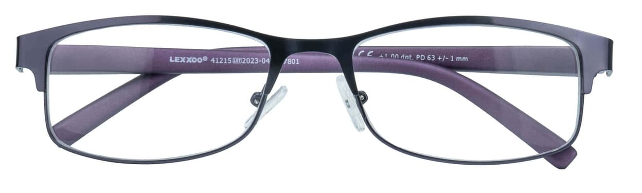 Lesebrille Lexxoo 4121B lila geschlossen Lesebrille Lexxoo 4121B lila geschlossen