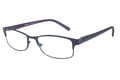 Lesebrille Lexxoo 4121B lila seitlich Lesebrille Lexxoo 4121B lila seitlich