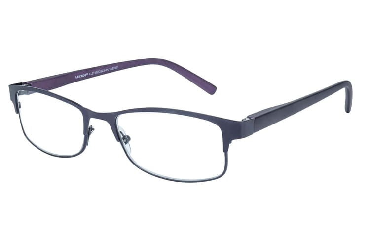 Lesebrille Lexxoo 4121B lila seitlich Lesebrille Lexxoo 4121B lila seitlich