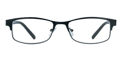 Lesebrille Lexxoo 4121B schwarz frontal 4121B Schwarz