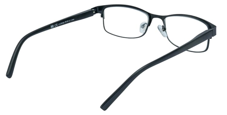 Lesebrille Lexxoo 4121B schwarz innen Lesebrille Lexxoo 4121B schwarz innen