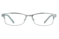 Lesbrille Lexxoo 4121B silber frontal Lesbrille Lexxoo 4121B silber frontal