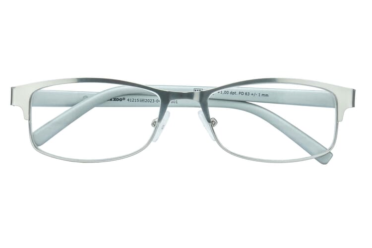 Lesbrille Lexxoo 4121B silber geschlossen Lesbrille Lexxoo 4121B silber geschlossen