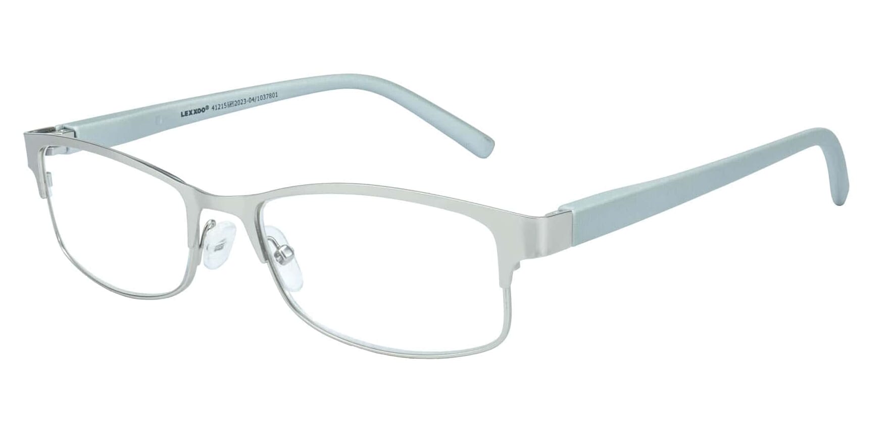 Lesbrille Lexxoo 4121B silber seitlich