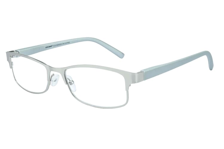 Lesbrille Lexxoo 4121B silber seitlich Lesbrille Lexxoo 4121B silber seitlich