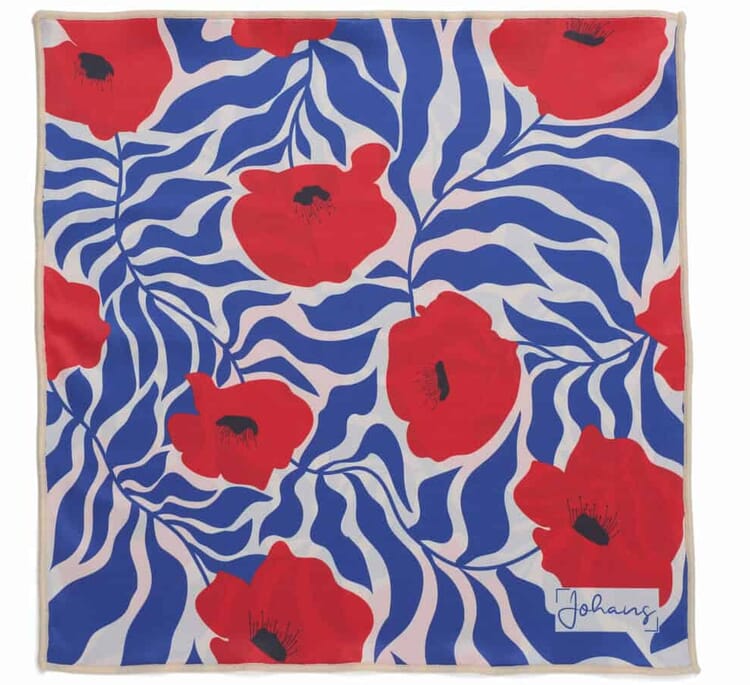 Johans-Tuch_Poppy_flach Johans Tuch Poppy flach