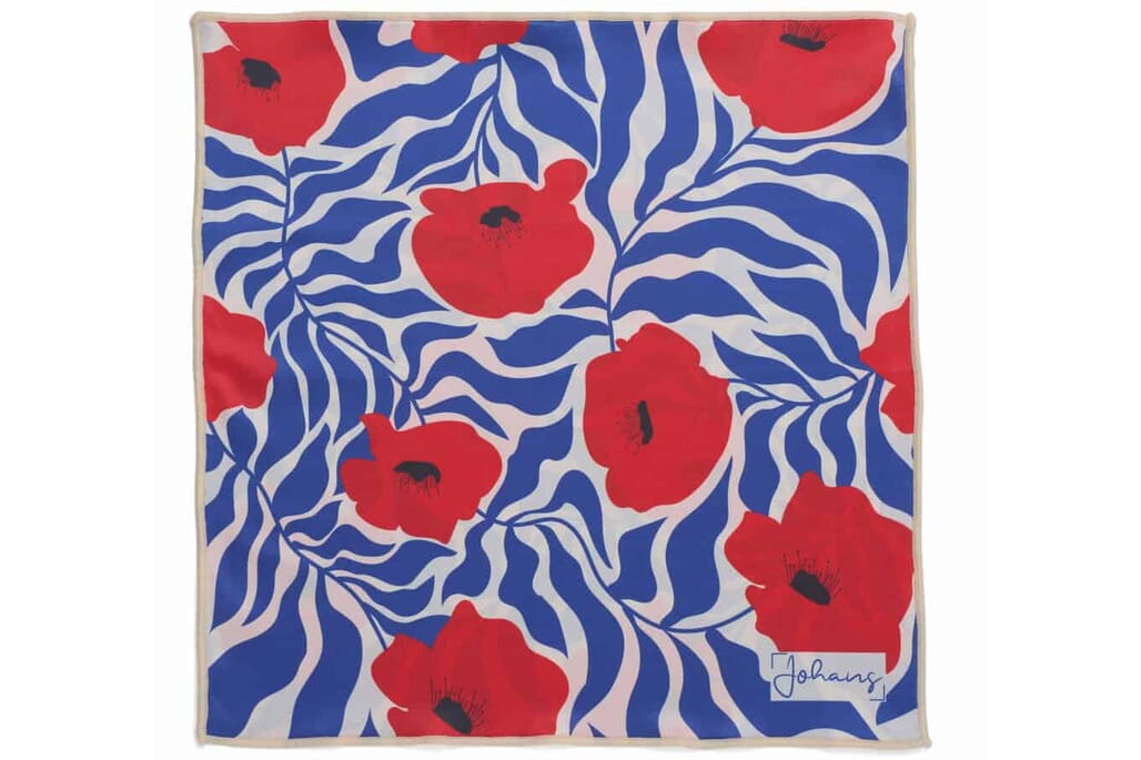 Johans-Tuch_Poppy_flach Johans Tuch Poppy flach