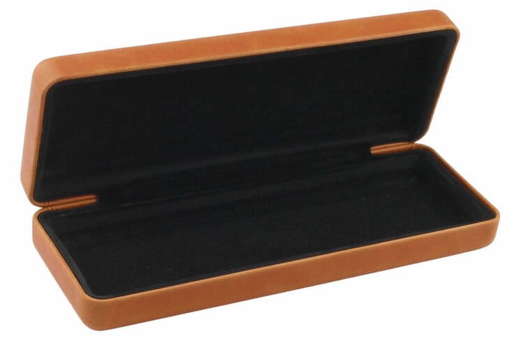 Klammeraffe-Etui-braun-offen Klammeraffe Etui braun offen