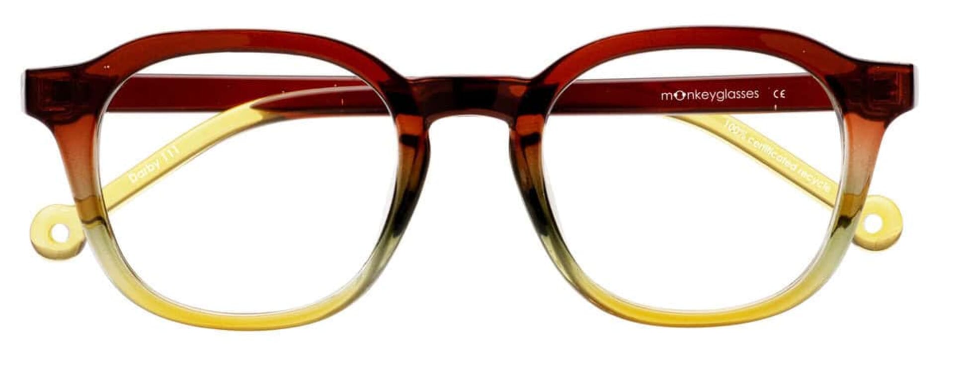 Darby-braun-gruen-gelb-verlauf-frontal-geschlossen Darby Blaulichtfilter Brille Braun-grün-gelb-Verlauf