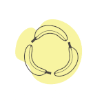 Monkey Glasses Recycle Icon