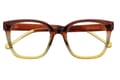 annika-braun-gruen-gelb-verlauf-frontal-geschlossen Annika Blaulichtfilter Brille Braun-grün-gelb-Verlauf