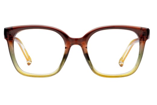 Annika Blau­licht­filter Brille Braun-grün-gelb-Verlauf