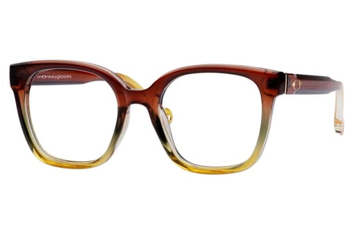Annika blue light filter glasses brown-green-yellow gradient
