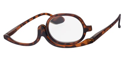 r6900-havanna-seitlich R6900 Make-up glasses with reading strength, Tortoise