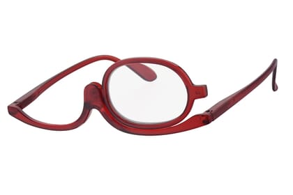 r6900-rot-seitlich R6900 Schminkbrille mit Lesestärke Rot