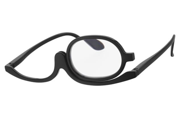 r6900-schwarz-seitlich R6900 Schminkbrille mit Lesestärke Schwarz