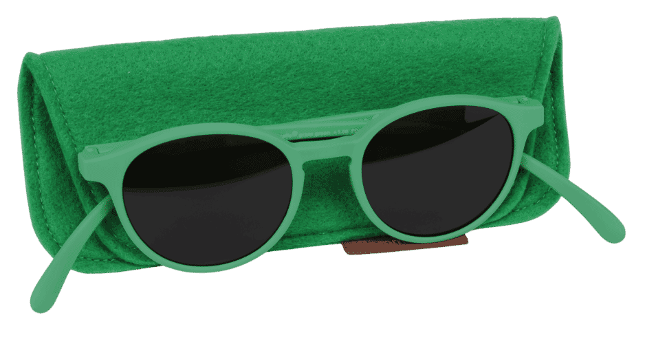 KLA-12SUNBIFO-GRASS-GREEN_with_case No. 12 bifocal Grass green